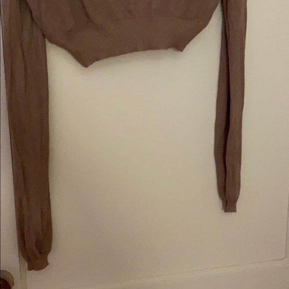 2Bebe cropped brown cardigan size: S - Picture 9 of 9